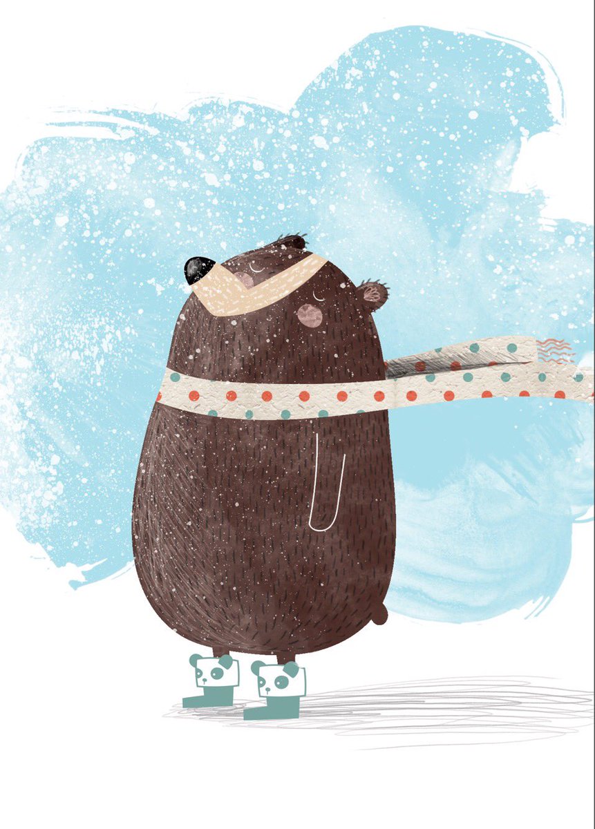 hollyhatamdraws's tweet photo. My current mood on this chilly and snowy Friday. 
#snowday #Christmas #illustration #tgif https://t.co/QhbVFt2kDZ