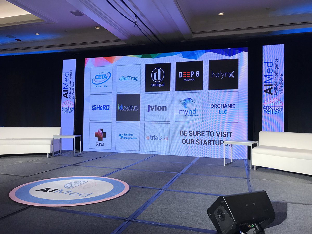 StanleyT's tweet photo. Glad I had to chance to participate in #AIMed16 with @CETAInc. Lots of great innovation at the other startups too! Thanks @ai_in_medicine! https://t.co/kLHjwHio3f