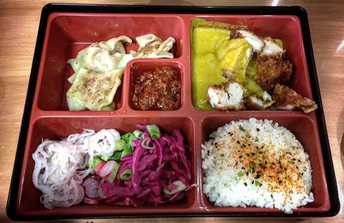 elscouse's tweet photo. Bento bliss @KatSushiUK https://t.co/uslA25rmZm