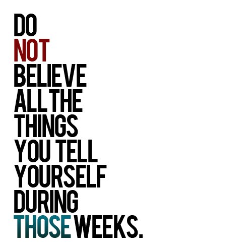 IAPMDglobal's tweet photo. Do not believe all the things you tell yourself during THOSE weeks. #PMDD https://t.co/laVwnz06fL