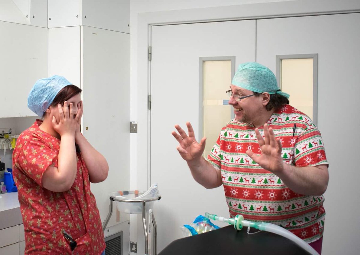 NHS's tweet photo. On the 9th day of Christmas my Anaesthetist gave to me.....9 different scenarios https://t.co/1Ym52Ovs3v