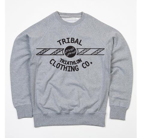 Here is another one of our tribal designs. Sweatshirts are perfect for getting warm after open water swimming! #triathlon #clothing