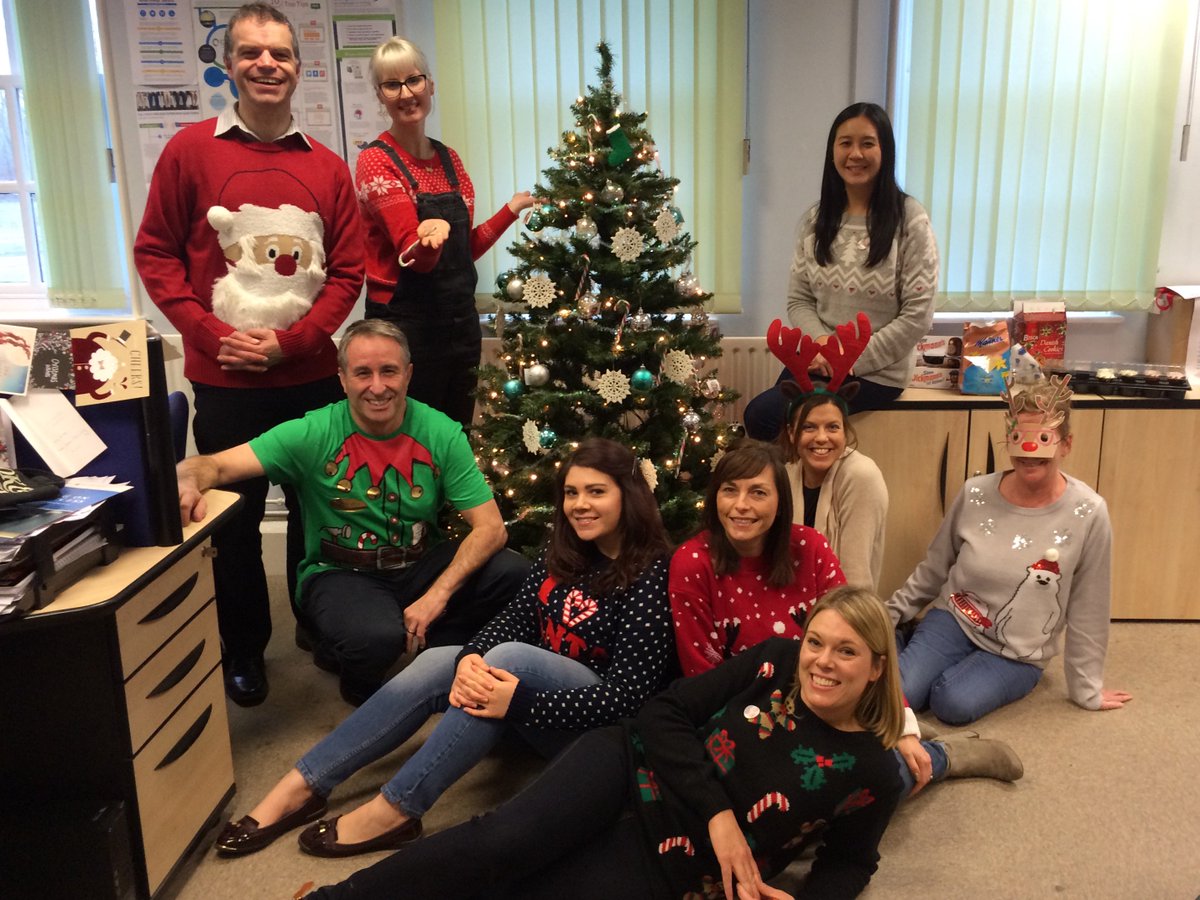 WTransitions's tweet image. We've got ours on!  Just some of the Working Transitions team supporting Save the Children's #christmasjumperday