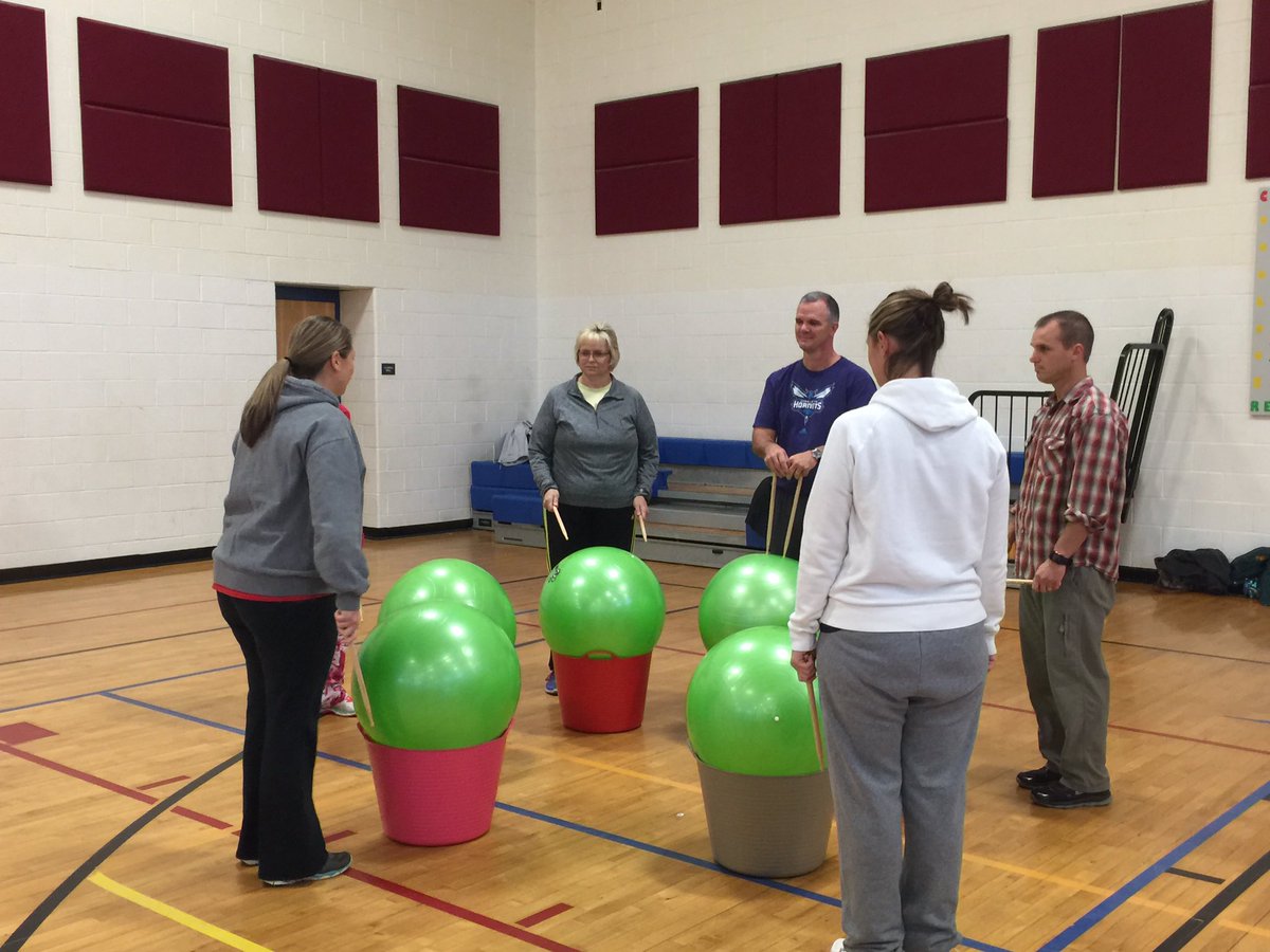 kellyfeimster's tweet photo. #DrumsAlive PD has started for @RSSinformation music and PE teachers. Love the collaboration! #rssarts #rsspe @morrowj1967 @lynn_moody https://t.co/d0pqLj7RsA