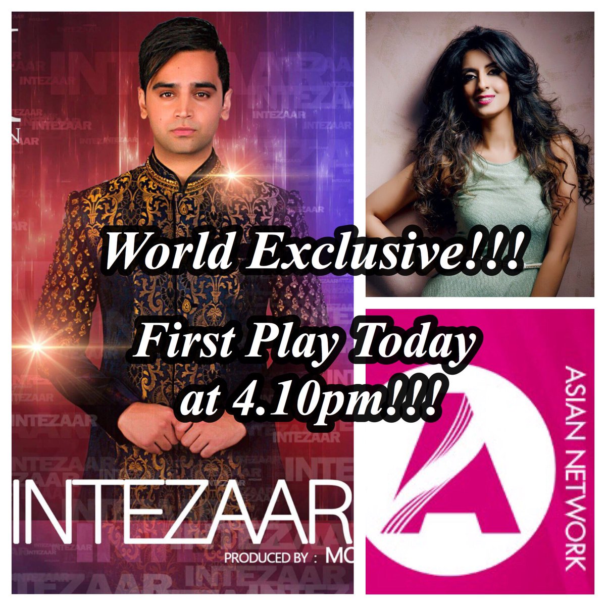 JayKadn's tweet photo. Catch the world exclusive first play of my brand new single #Intezaar today at 4.10pm on @DJNoreenKhan @bbcasiannetwork show! Listen out!x https://t.co/DO5T3mcTmw