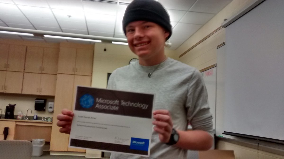 Hey look! <a href="/MA_Singletary/">MikayLa Singletary</a> is an <a href="/Office/">Microsoft Office</a> Master! And Josef is a newly minted MTA . #gowo <a href="/jmajors16/">Jason Majors</a>
