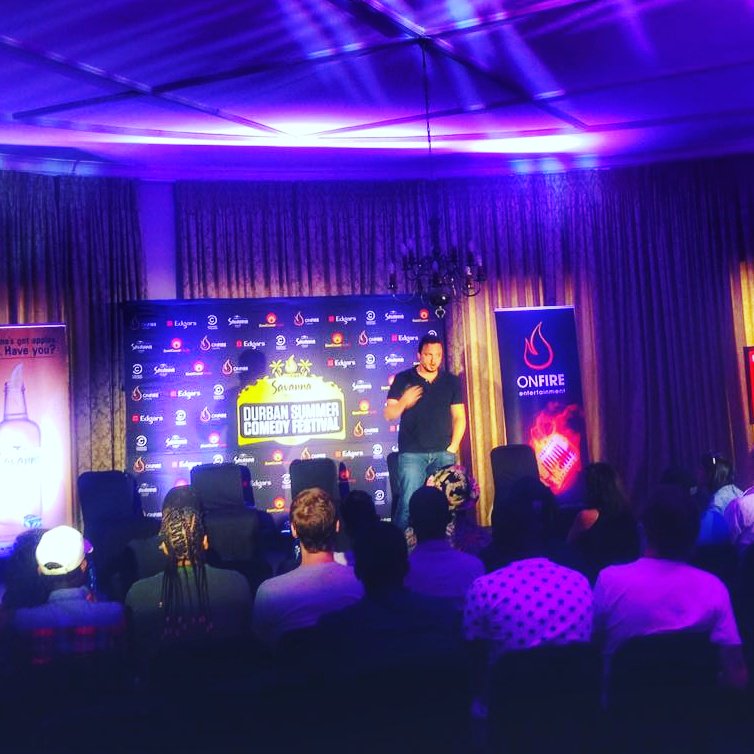 OnFireComedy's tweet photo. #MikeSaunders #savannaonfire#savannaDSCF2016 #edgarsgoescomic @DigiLabAfrica @SavannaCider @EdgarsFashion @ecr9495 @ComedyCentralAF https://t.co/HISEUM7YaY