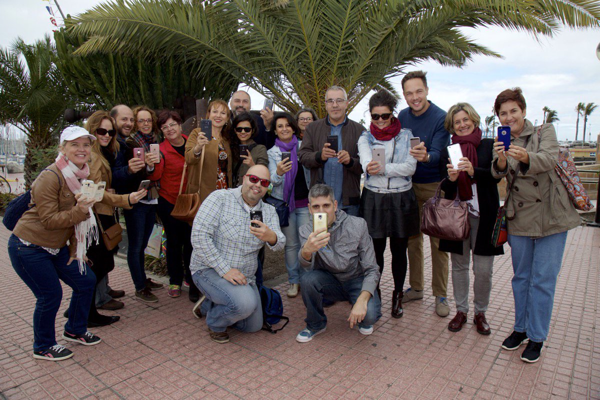 Los informadores de las Oficinas de Turismo de #GranCanaria, en la jornada sobre el uso de <a href="/instagram/">Instagram</a> como herramienta promocional