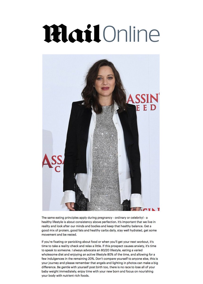 apnutrition's tweet photo. My advice on weight concerns during pregnancy in @MailOnline #AskAngelique #Apnutrition https://t.co/Us3M0DYhSC