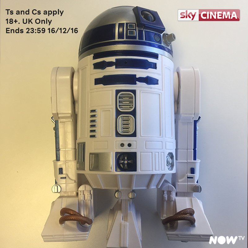 NOW's tweet photo. RT &amp; Follow for a chance to win a @Hasbro #StarWars Smart R2-D2 toy 😝 👍

#SkyCinemaStarWars available now on NOW TV

https://t.co/olDDwoVtFz https://t.co/KwlMVP7TKG
