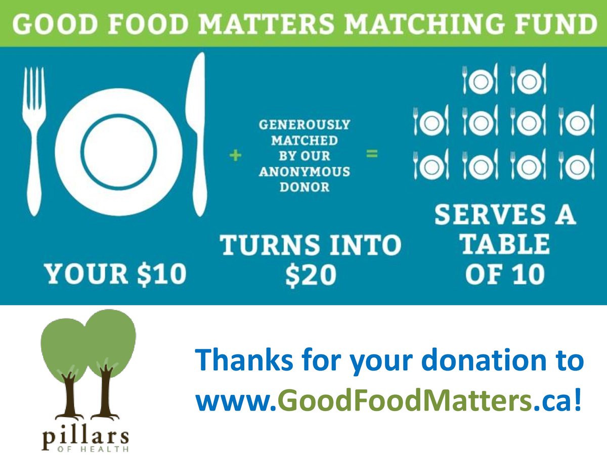 So lucky to have @DT_Dartmouth neighbours like @Jenn_Huber_ND. Really appreciate #PillarsofHealth's support of GoodFoodMatters.ca