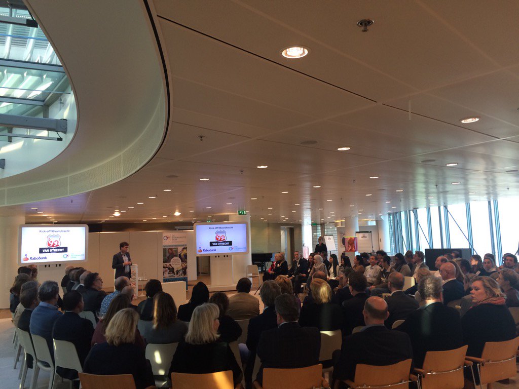 De officiële kick-off bijeenkomst van de 99vanUtrecht is gestart!