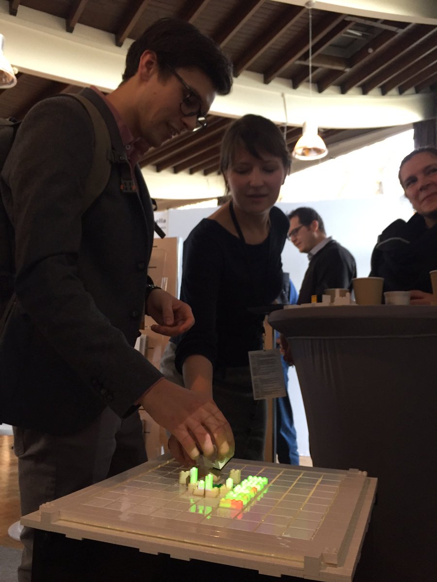 MITCities's tweet photo. Presenting #tactilematrix for complex system modeling at #CSDMPARIS with @jamesira @MITCities #MITCCES #KACST https://t.co/ATp8mkmFFk