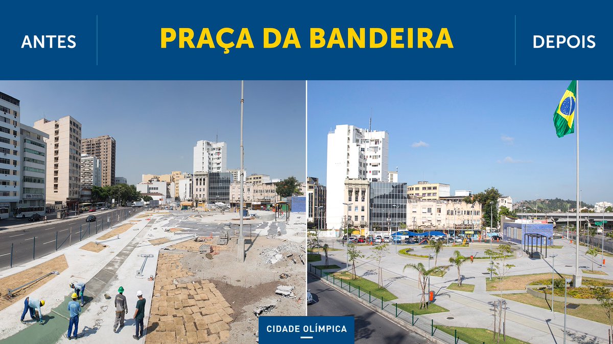 A Praça da Bandeira ganhou um reservatório de águas pluviais com capacidade para 18 milhões de litros e, de bônus, uma nova área de lazer.