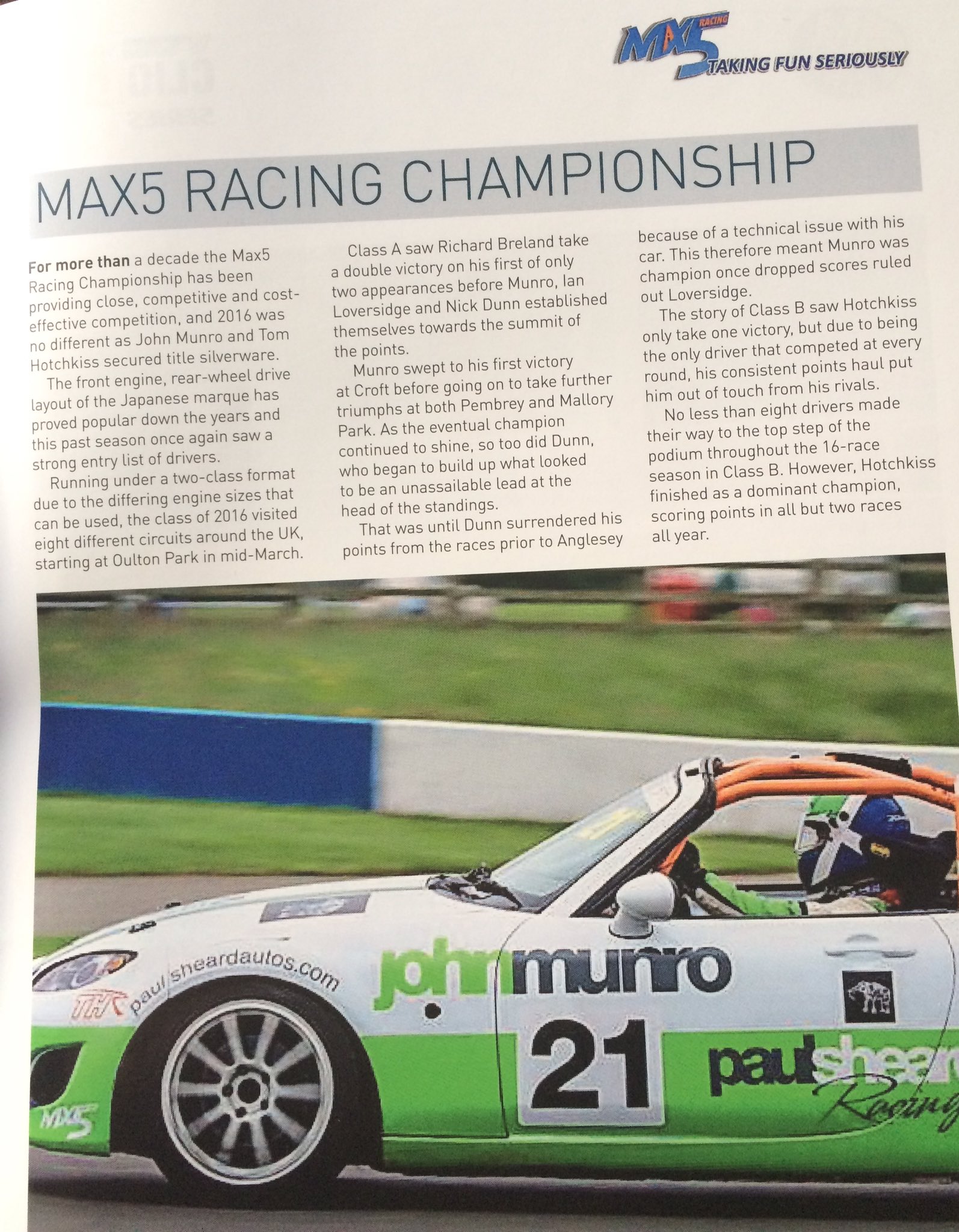 MaX5 Racing on Twitter: "End of season round up from @OfficialBARCHQ # ...