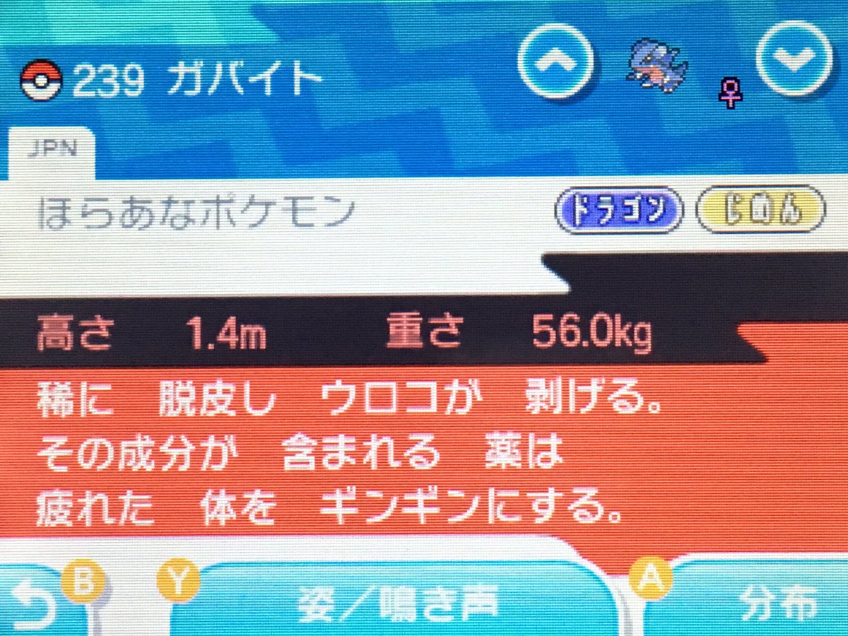 みちこ ラスト看護学生 ポケモンサンのガバイトの図鑑説明です ギンギンにする 意味深 T Co Ulywes8ftn Twitter