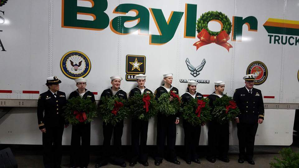 baylortrucking's tweet photo. A few 📷 from our @WreathsAcross educational ceremony in Milan, IN earlier this week. #RememberHonorTeach #waa2016 https://t.co/GfInn4DKFe