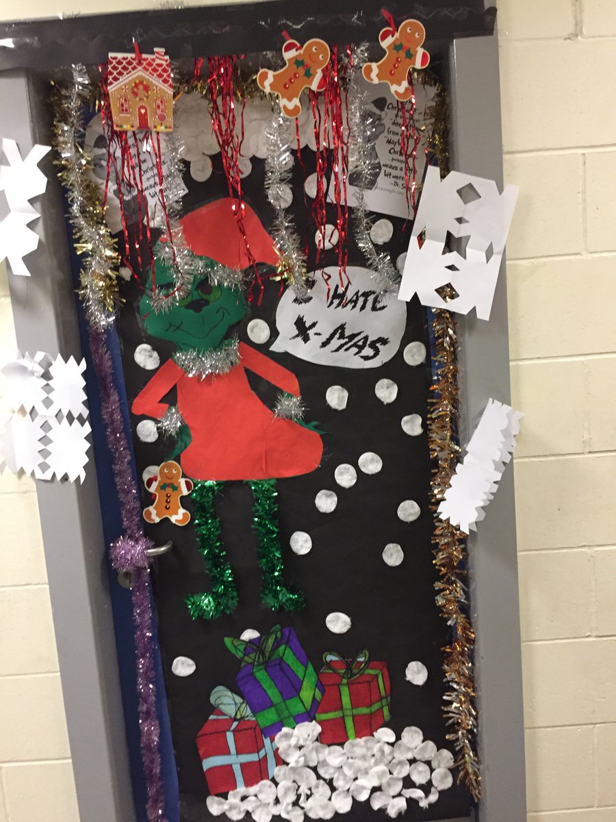 Social Subjects Christmas Door Competition #creative #christmas