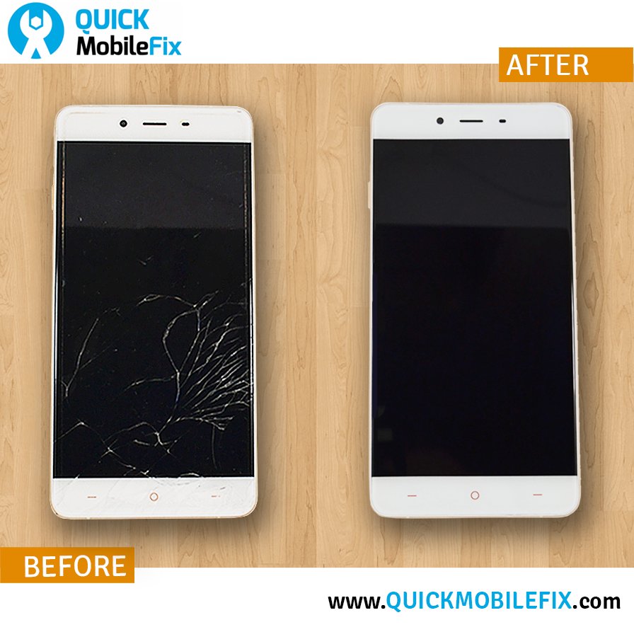 QuickMobileFix's tweet photo. Another One Plus X repair, looking like a brand new phone just in time for Christmas! 

#QUICKMAS https://t.co/PW9iWZJXwU