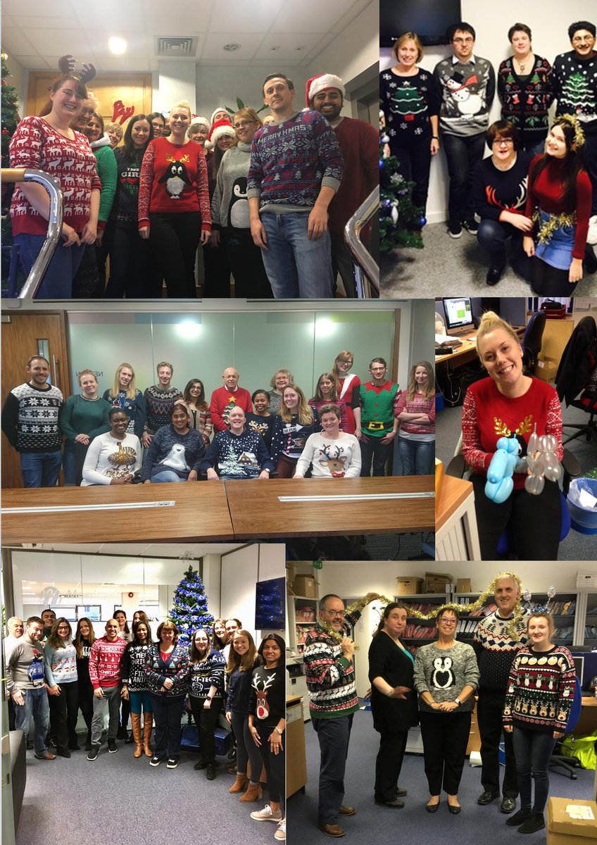 MorrLaw's tweet photo. Our offices know just how to celebrate #christmasjumperday - hopefully we have raised a lot of money for charity! https://t.co/mvA9gRF81n