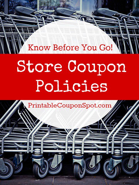 Know your store's coupon policy before you go shopping with coupons! We have 290+ store coupon policies listed here: ow.ly/qWaG307aY3D