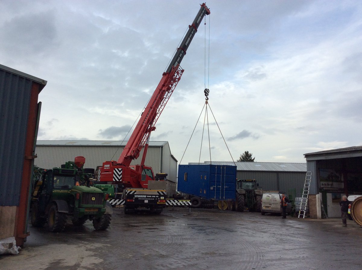 MJS_Energy's tweet photo. Lindner &amp; Sommerauer boiler in a container ready to be taken down to Southend for installation... Just in time for Christmas! https://t.co/bAluaz2Nnb