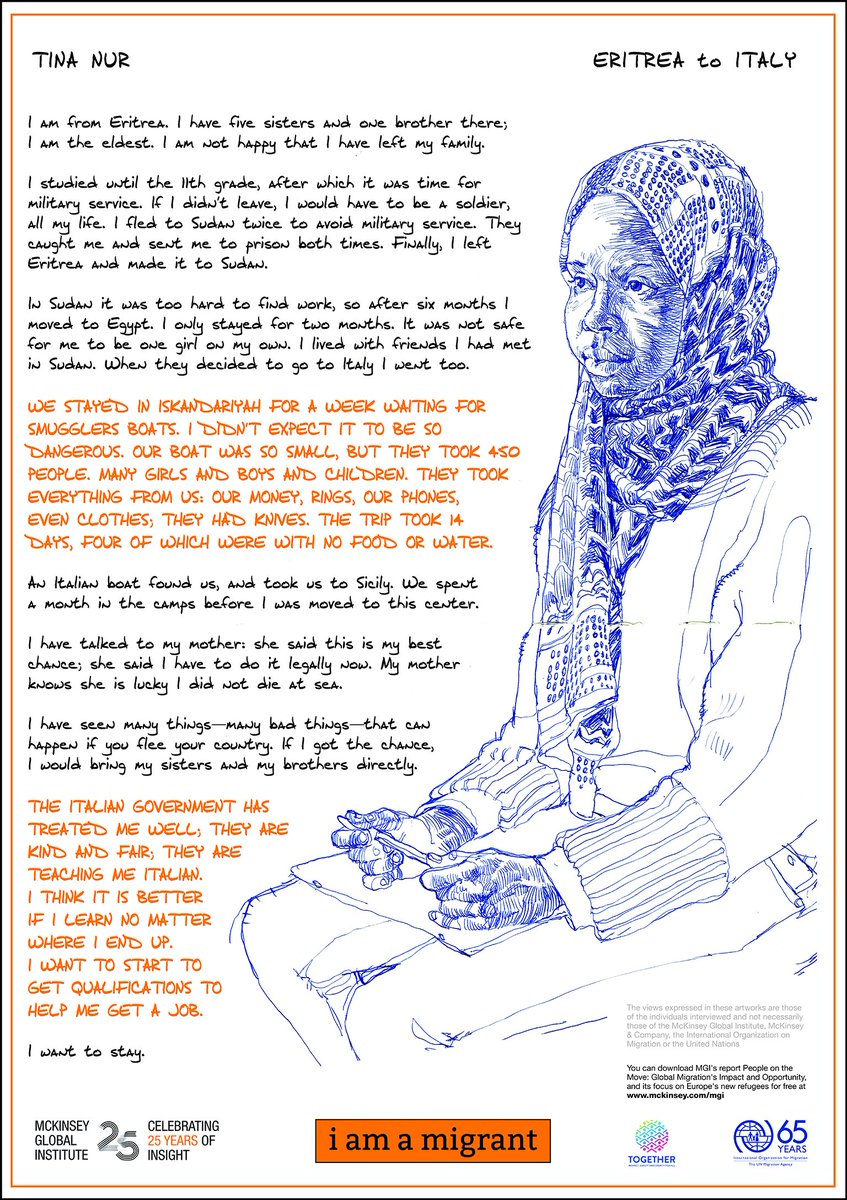 newsillustrator's tweet photo. Every migrant has a story. https://t.co/EMvafhgnsz @McKinsey @McKinsey_MGI @McKinseySociety @iamamigrant @urbansketchers #MGImigration #draw https://t.co/HNvTBmndlZ