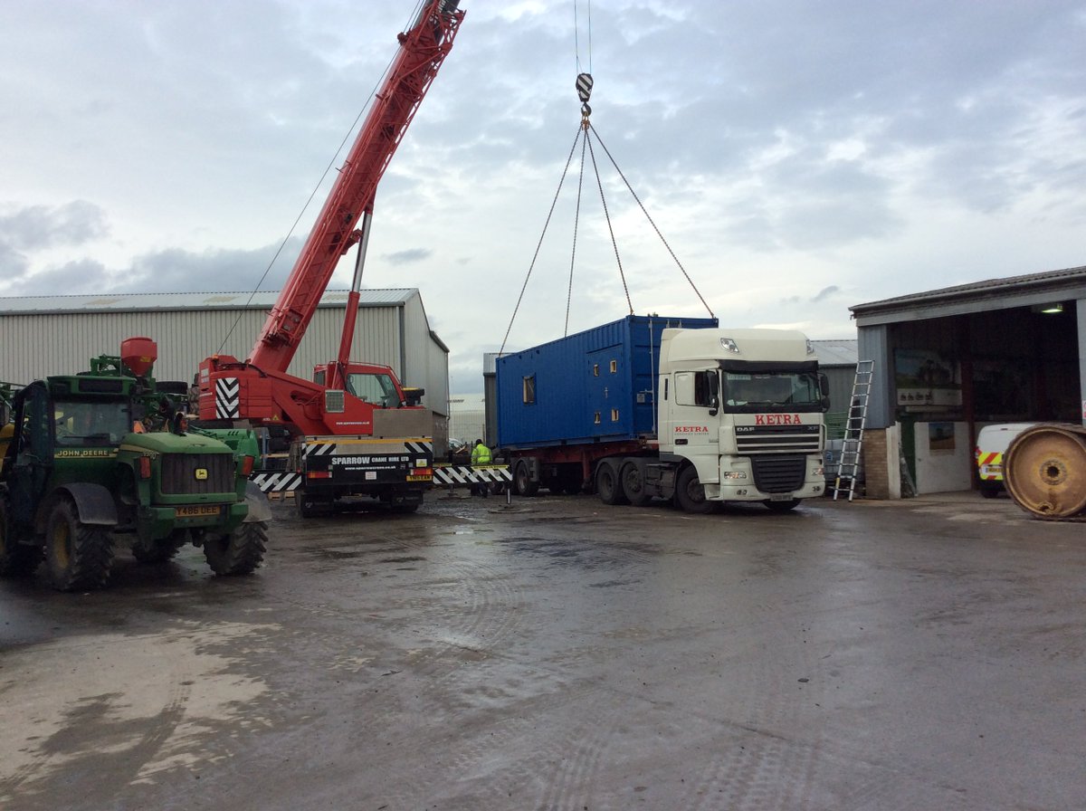 MJS_Energy's tweet photo. Lindner &amp; Sommerauer boiler in a container ready to be taken down to Southend for installation... Just in time for Christmas! https://t.co/bAluaz2Nnb
