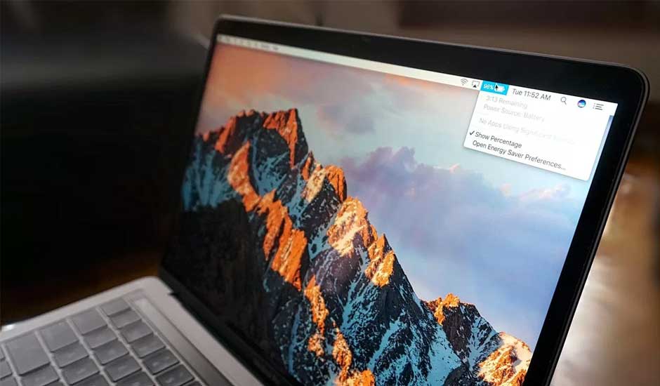 techgenyz's tweet photo. #Apple removes #TimeRemaining feature in #MacBookPro following the complaints https://t.co/uCQQgtB2eh @techgenyz https://t.co/mGbtaulfWd