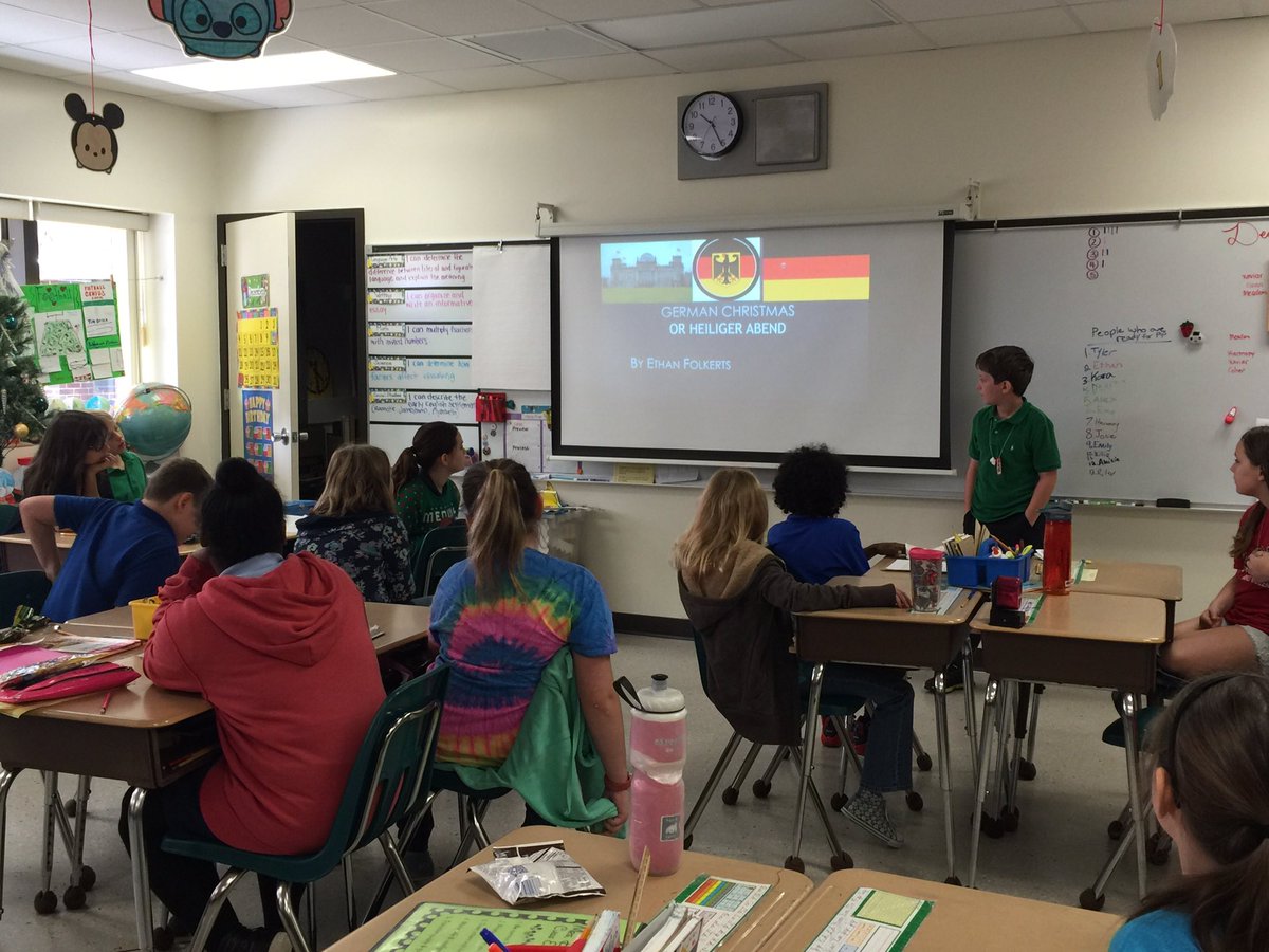 teachlowder's tweet photo. Christmas Around the World presentations! Research! Transitions! Embedded video! So impressed by my kids today! https://t.co/DCTxNb5Nhr