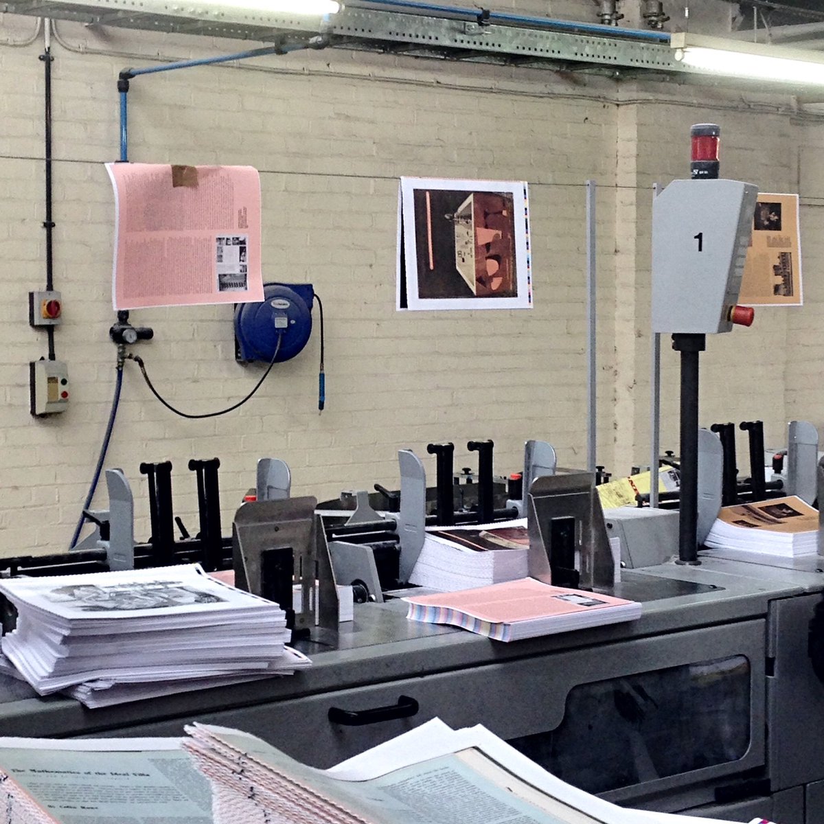 Anniversary edition being printed and bound at <a href="/HeadleyBrothers/">Headley</a> – happy birthday <a href="/ArchReview/">The Architectural Review</a>! #ar120