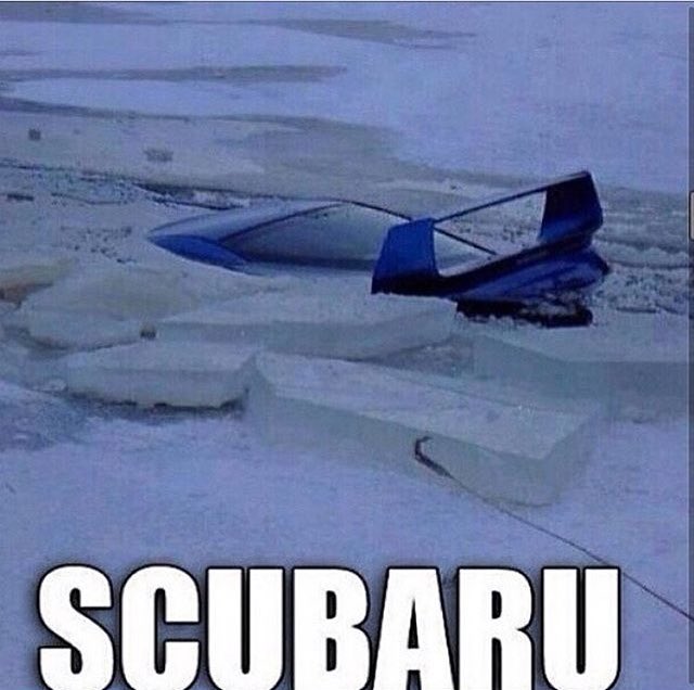 imdonewityou's tweet photo. What do you call a wrx that sank? https://t.co/PCvtBcrfpt