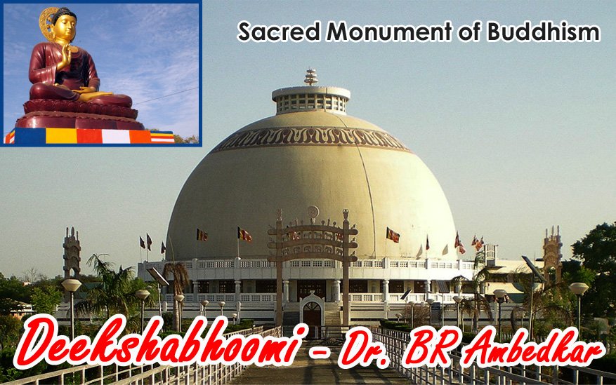 AccessIndiaTour's tweet photo. #Deekshabhoomi is a sacred monument of #Buddhism.
https://t.co/gZnjOZtOOB
#nagpur #Ambedkar #BRAmbedkar https://t.co/6N6GL8gbv3