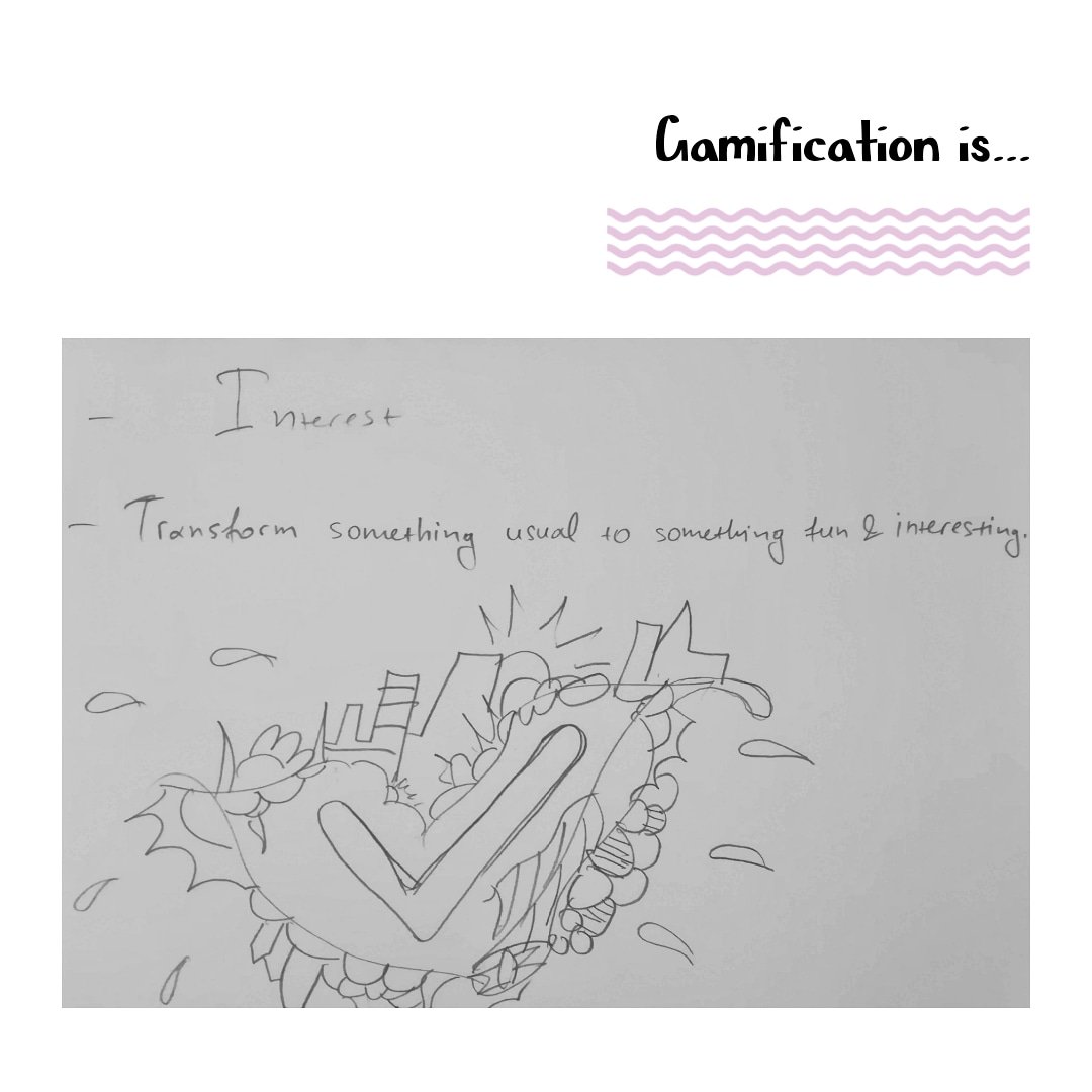 AthGamification's tweet photo. What is Gamification for you? 
In a word: #interest
In a sentence: Transform something usual to something #fun and #interesting
In a sketch: ✔️🌞🌼🌁 #athgamification #athens #gamification https://t.co/NYtGrkqHR5