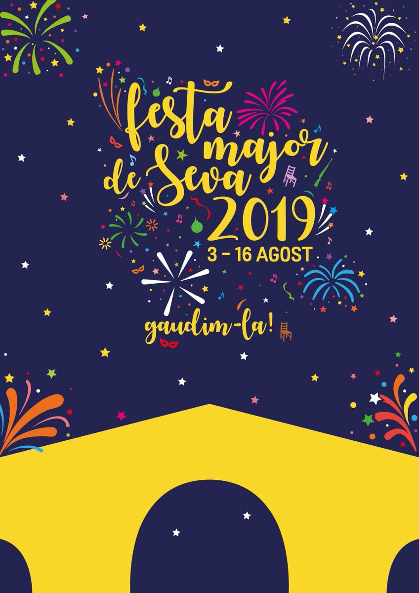 FestaMajorSeva's tweet photo. Eiiiiiii que això ja s’acosta 😍😍Aquí teniu les imatges de la festa major d’enguany ❤️ Ens han agradat tant les dues que no hem pogut triar!D’aquí res us donarem tota la informació de la millor festa major!😊Els cartells els ha fet la Carla Rifà 😜😜 #fmseva19 #gaudimlafmseva https://t.co/1kL5rmmwwQ
