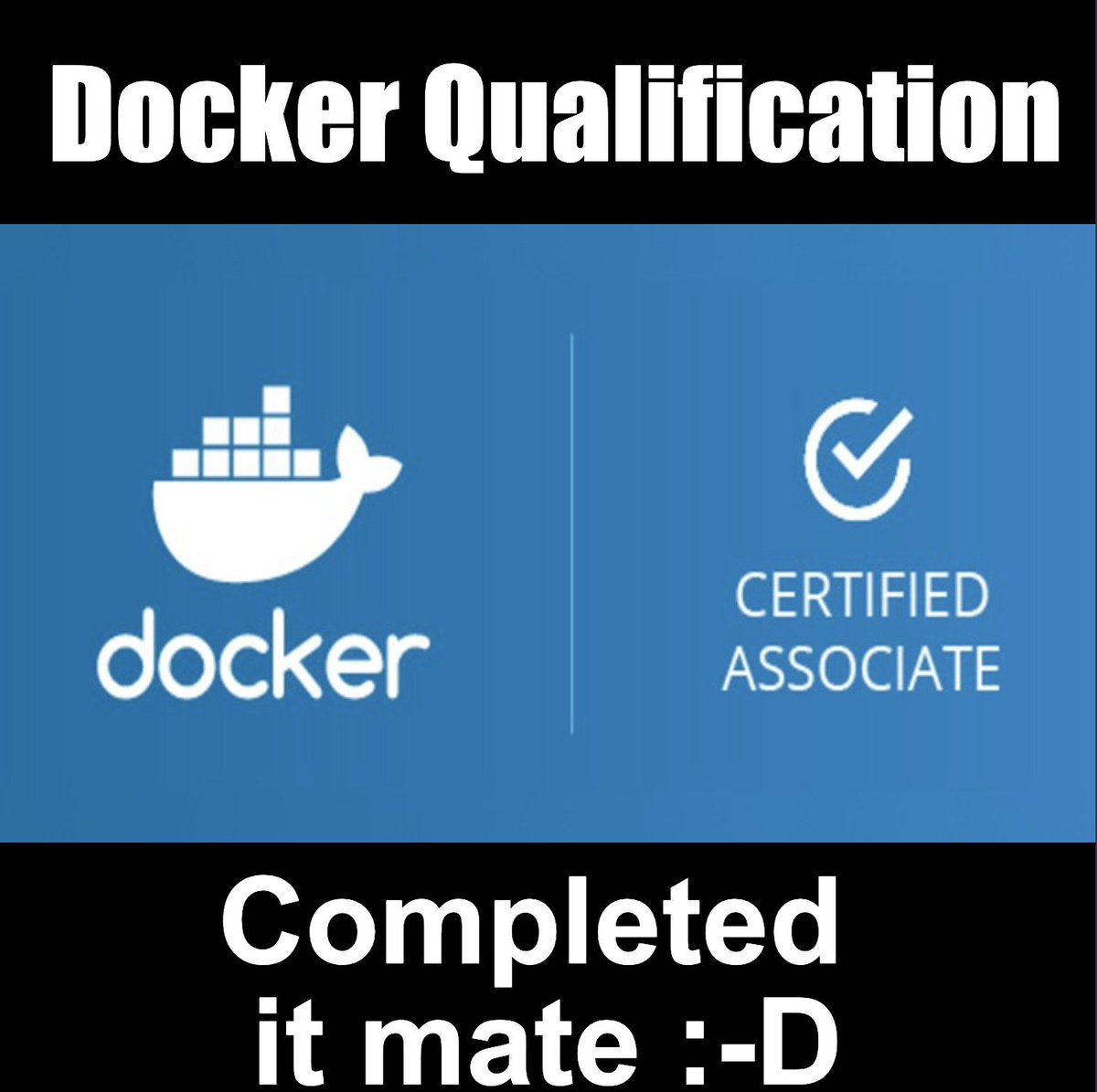 JonChatterboxW's tweet image. Boom! 🤙💪🤓 #DockerCertifiedAssociate #LifeAtCapgemini