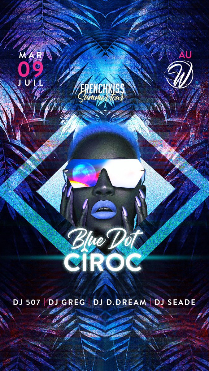 KarukeraVybz's tweet photo. 🌴 Bonsoir à tous 🌴

Le rendez-vous de ce Mardi 09 juillet avec @FK_Club au W/Club by Ciroc pour une Blue Dot sensationnel. 

Music by 🎧 :

Dj 507
Dj Greg
Dj D.Dream
Dj Seade https://t.co/elWcSrrMEe