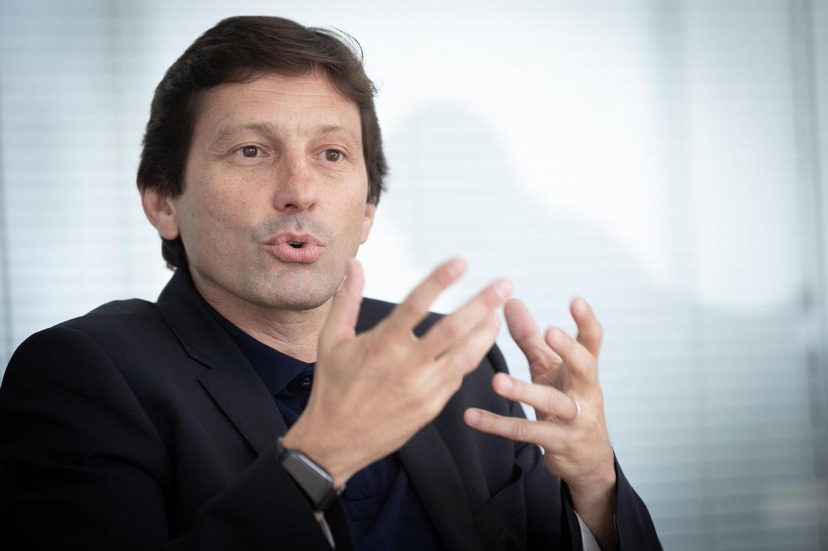 le_Parisien's tweet photo. ⚽️ [Exclusif @le_Parisien] Leonardo, le directeur sportif du PSG, ouvre la porte à un départ de Neymar. Son premier entretien depuis son retour à Paris > https://t.co/QMJdxfSk8H https://t.co/VIycdHnnBa