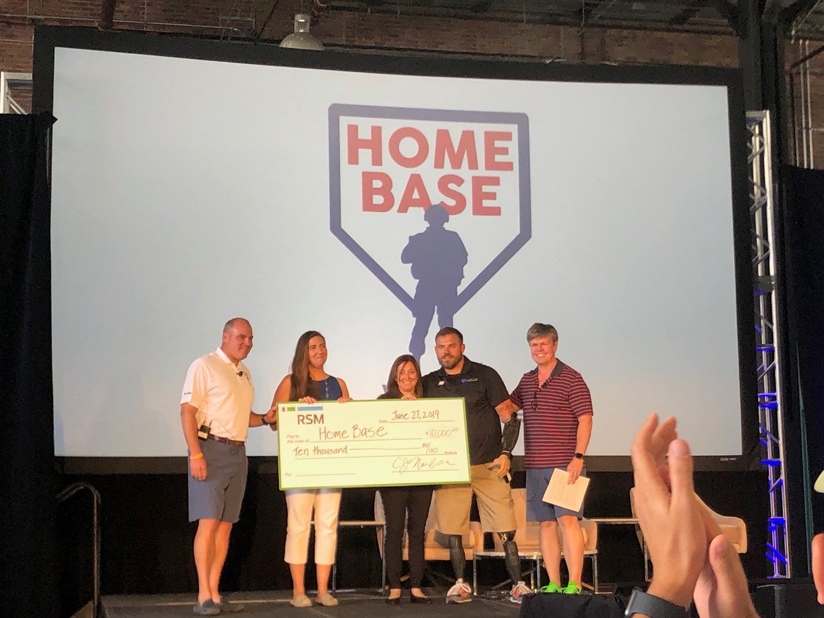 ChrisMacRSM's tweet photo. Thank you to all that participated in Boston Office Firm Day. Our team volunteered over 1800 hours that morning! Shoutouts to #BGCB, #ABedforEveryChild, #HarvardKentSchool, and @Warren_Prescott. And a huge thank you to our special guest speaker, SSG Travis Mills!  #RSMBostonFD19 https://t.co/VBm2dLBD6t