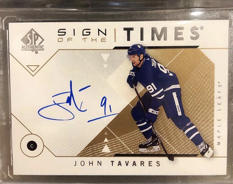 Shane_Teklits's tweet image. @UpperDeckSports another great pull this past weekend from #TheHitFactory @EvansCards! One box of 2018-19 @UpperDeckHockey SP Authentic landed this John Tavares Sign of The Times Auto— Group A 1:3,884 packs!!