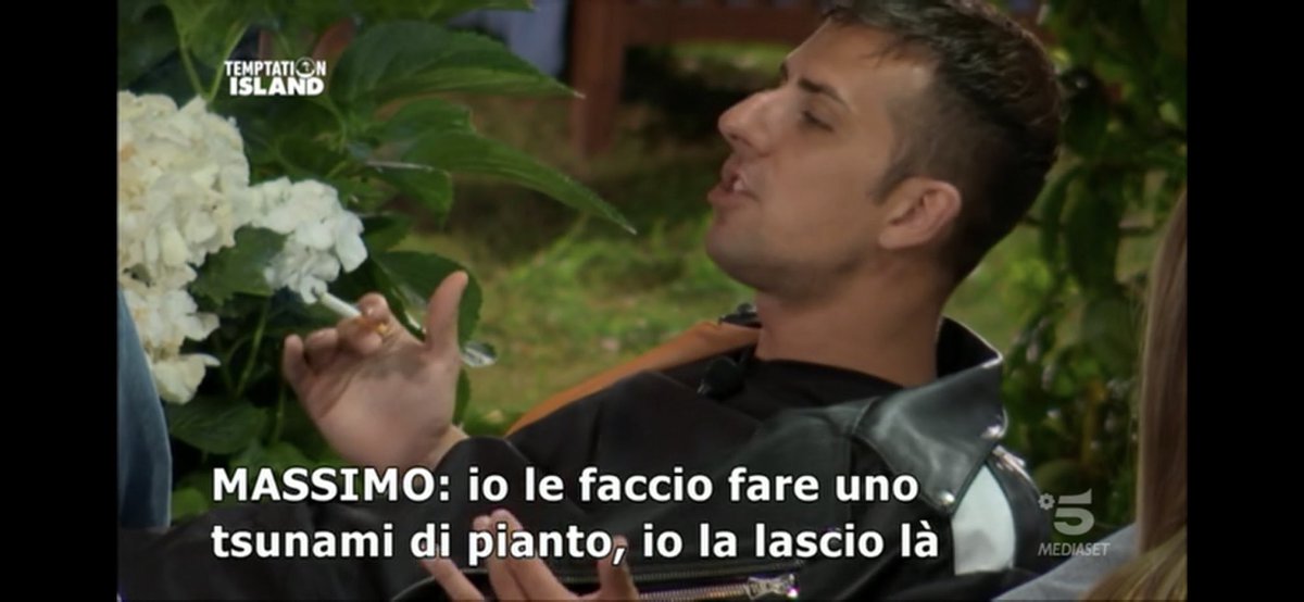 MarioMarniga's tweet photo. Mi vergogno di essere UOMO 

#TemptationIsland https://t.co/9i1w3L2bIQ