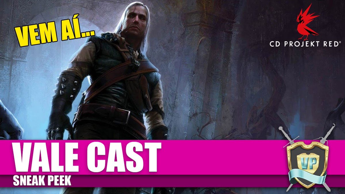 valegeekoficial's tweet photo. Vem aí o vale cast 5! Confira a prévia!!!

https://t.co/4nynYYN58e

#valecast #valedopontar #thewitcher #geralt https://t.co/KMvhOnP4um
