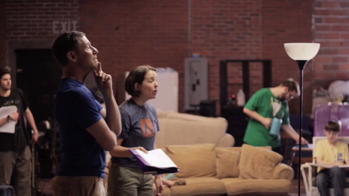ShakespeareOTL's tweet photo. We finished blocking Hamlet this past Saturday! We’re running it today, and then we’ve got rehearsals and fight training throughout the week to get it ready for our audiences. We open two weeks from Wednesday— get your tickets on our Facebook event pages! #Hamlet https://t.co/gZ0fuLBZKa