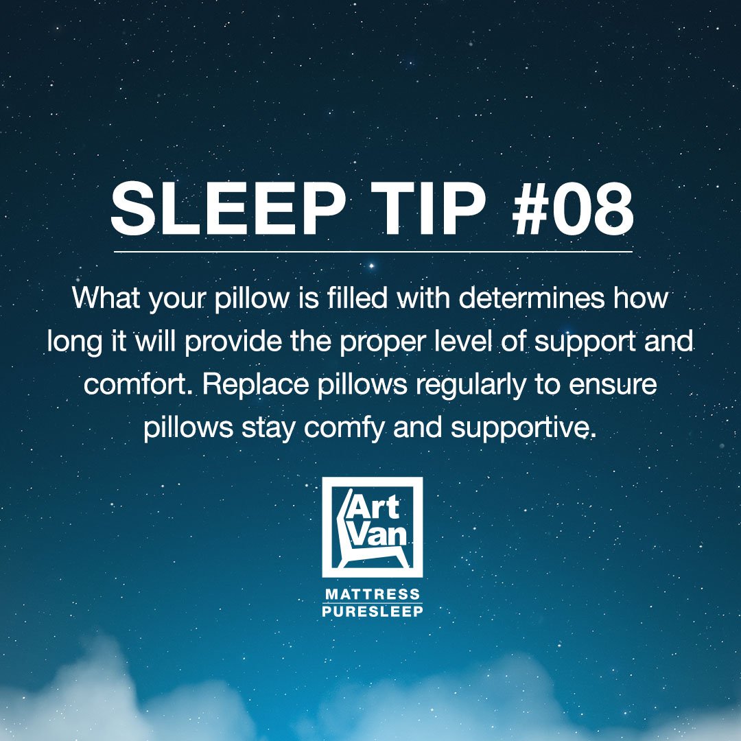 ArtVanPureSleep's tweet photo. It's time for some pillow talk...💭Check out this week's blog post to learn more about how having the correct pillow for you can be a game changer for sleep. https://t.co/DhTlvllEH3 https://t.co/QB5NgyB9zT