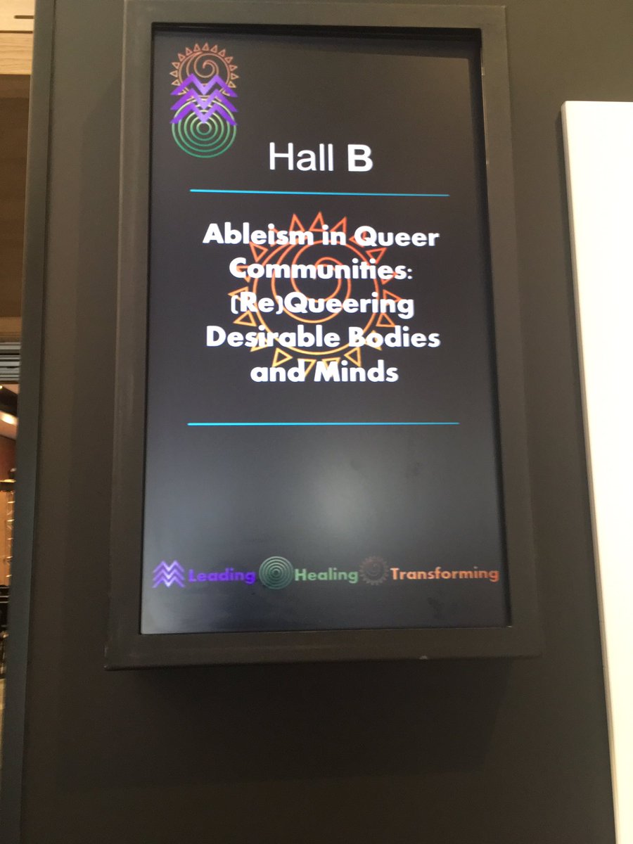 nellybassily's tweet photo. Just finished our workshop on Ableism in Queer communities: (re) queering desirable bodies and minds @LBQW_Conference Stay tuned for a call for submissions for a special issue of @KohlJournal in collaboration with @DAWNRAFHCanada on disability, bodies and sexuality. https://t.co/zAcB0kaNTd