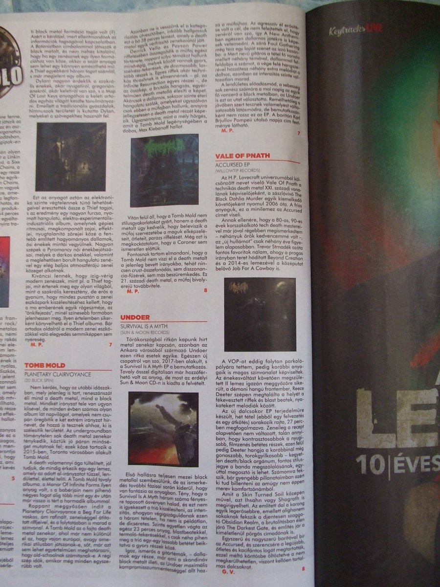 sunmoonrecords's tweet photo. UNDOER - "Survival is a Myth" digiMCD 2019
ABYSMAL GRIEF - "Mors Eleison" digiCD 2019 reviews in the leading Hungarian metal magazine, actual issue of HammerWorld magazin order: https://t.co/6oPvN3T1OP #undoer #abysmalgrief #buymorerecords #wearethepower #wemustdominate https://t.co/sTqAvguXbP