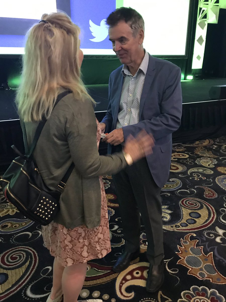 JMMMoments's tweet photo. Oh. My. Goodness. Absolute #1 on my Professional Bucket list just got checked off!! He called me by name! A Decade of Impact, and I’ve followed it all! @JohnHattie2 @CorwinPress #EPSD9 https://t.co/sniYp9h09Z