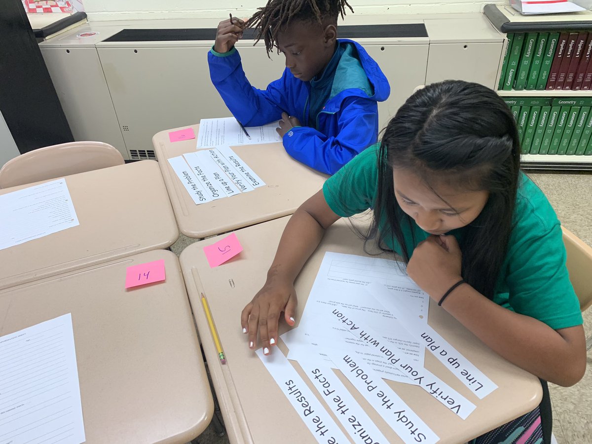 j_eisenberg87's tweet image. Congratulations to my #megamath Ss on a successful first day of learning @CatonsvilleMS! We are well on our way to #closingthegap &amp;amp; #raisingthebar.  Students began by using the SOLVE strategy to determine solutions to real world problems. @BCPSMATH #collegebound #hardworkpaysoff