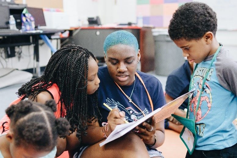 Emmaus House (@emmaushouseatl) on Twitter photo “I love my job. I love kids, and I just love seeing them have a love for reading. Because it’s not too often that kids want to run to a book... so seeing them have a joy for books... it’s a joy for me.” -Tiquisha Scott, 4th year SLI at Freedom School <a href="/ChildDefender/">Children's Defense Fund</a> “I love my job. I love kids, and I just love seeing them have a love for reading. Because it’s not too often that kids want to run to a book... so seeing them have a joy for books... it’s a joy for me.” -Tiquisha Scott, 4th year SLI at Freedom School <a href="/ChildDefender/">Children's Defense Fund</a>