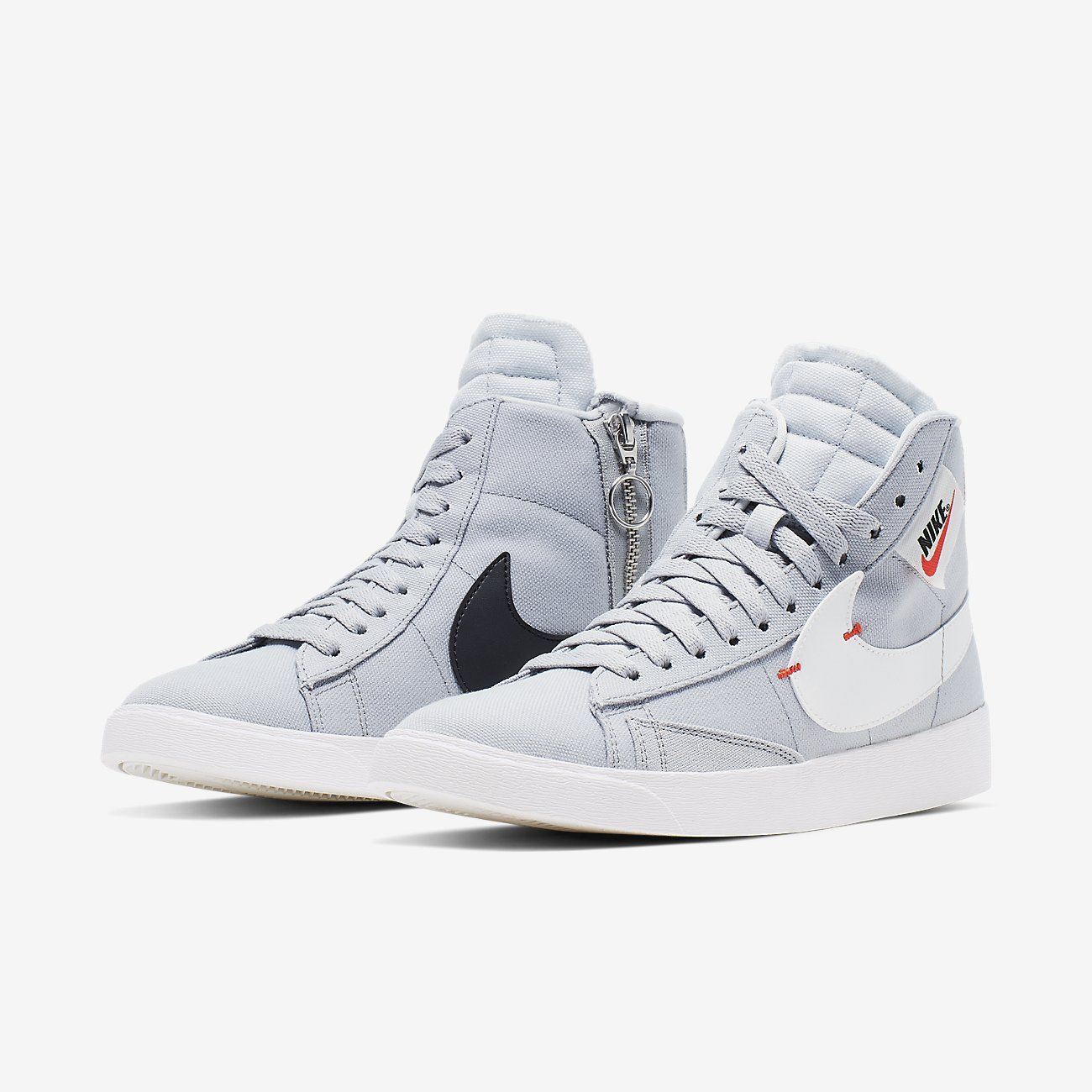 nike blazer mid rebel wolf grey